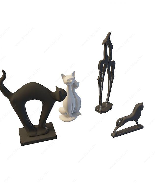动物装饰品3D模型