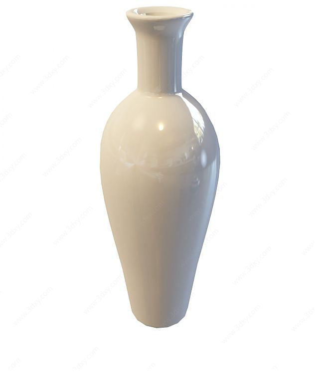 简约花瓶3D模型
