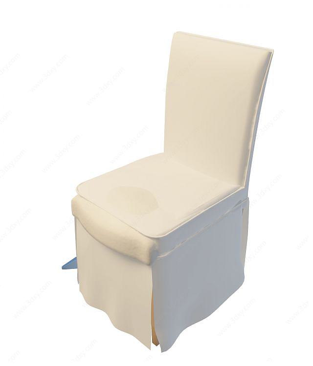 简约宴会椅3D模型