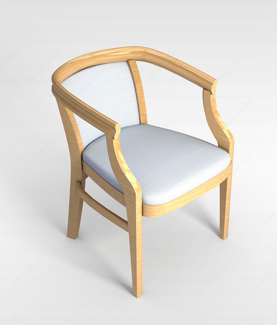 现代圈椅3D模型