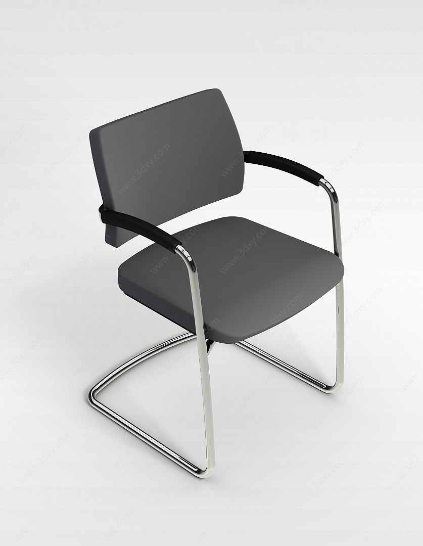 简约弓形椅3D模型