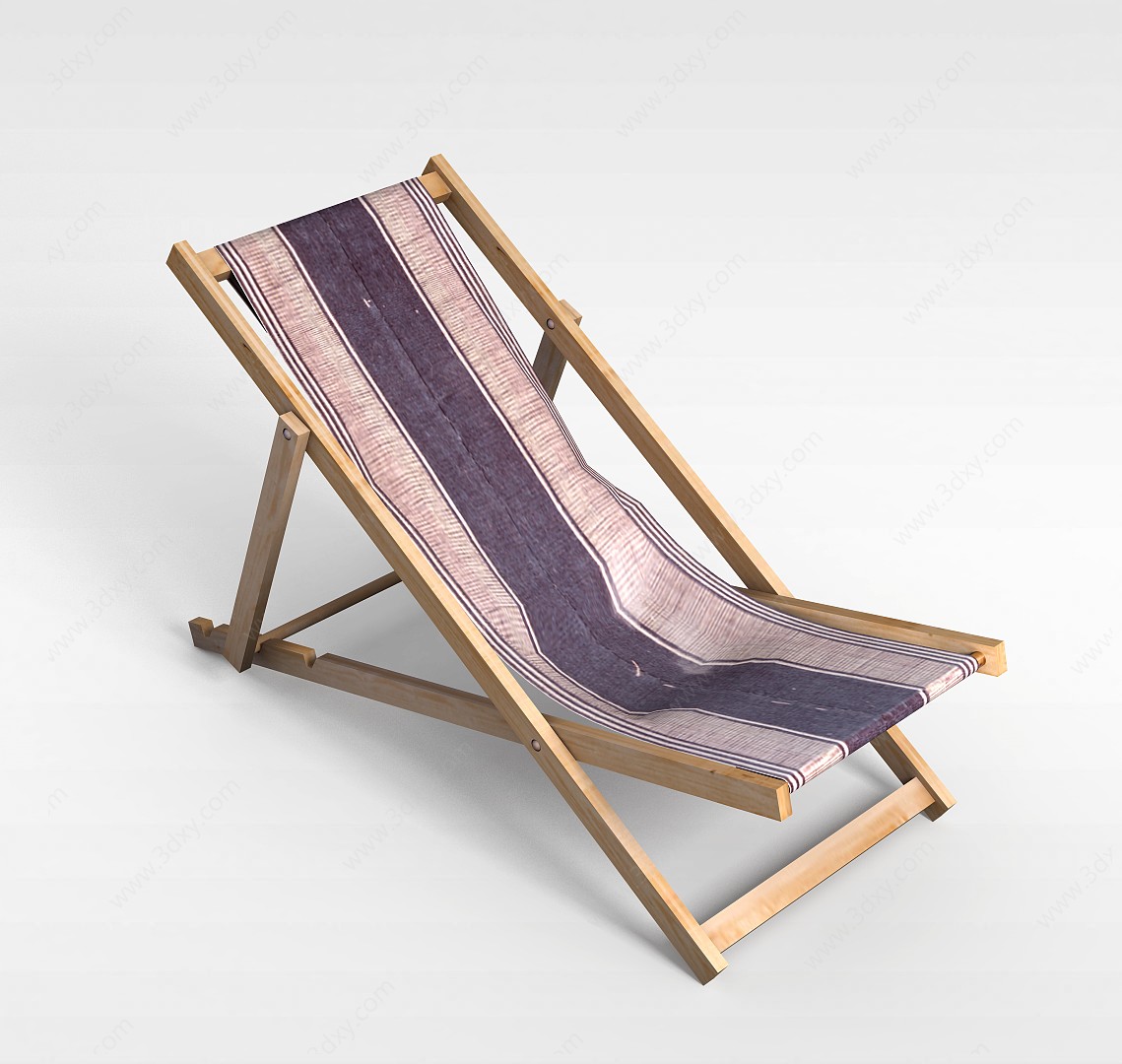 庭院躺椅3D模型