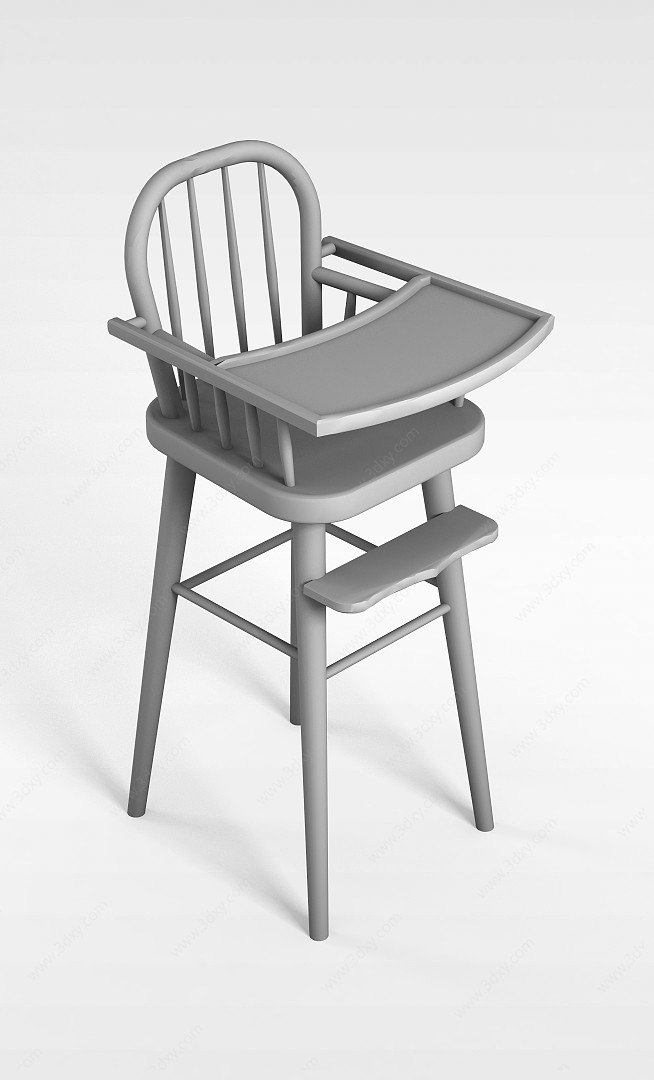 小孩专用椅3D模型