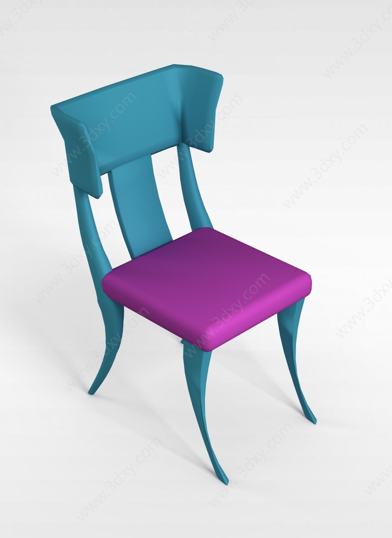 绿色家居椅3D模型
