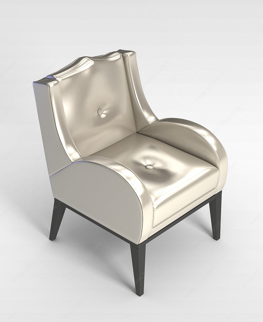 豪华沙发椅3D模型
