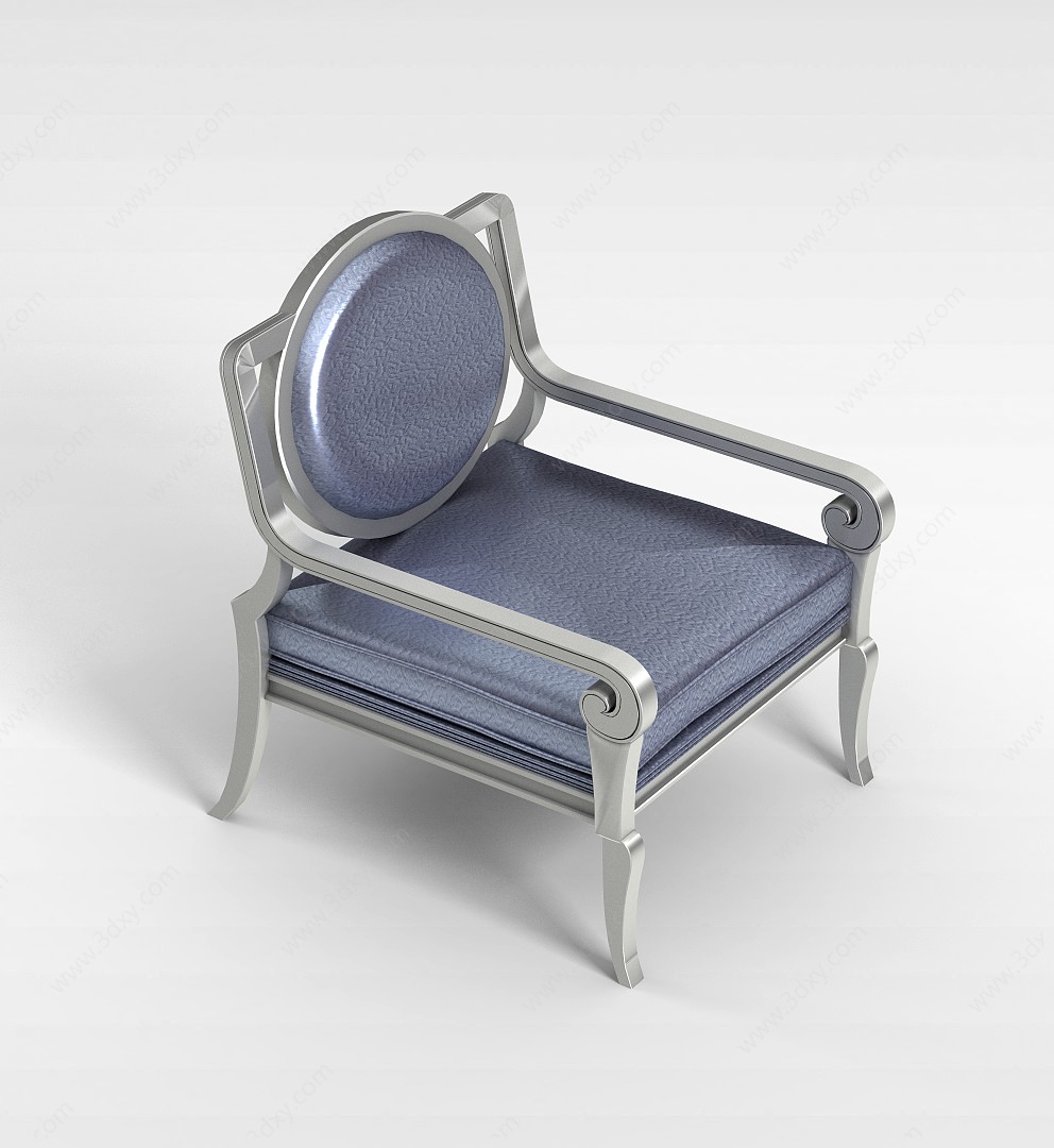 欧式奢华椅子3D模型
