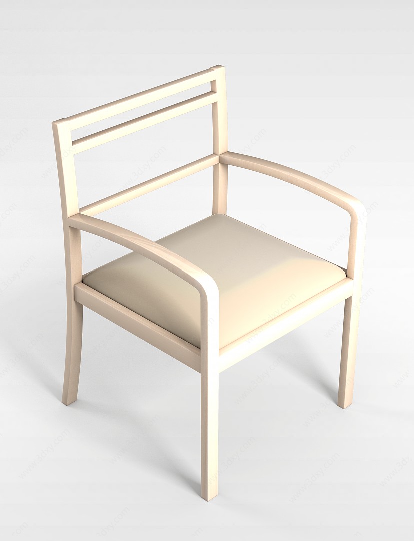 简约椅3D模型