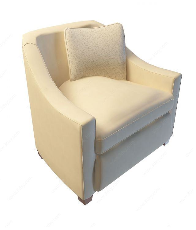 现代沙发椅3D模型