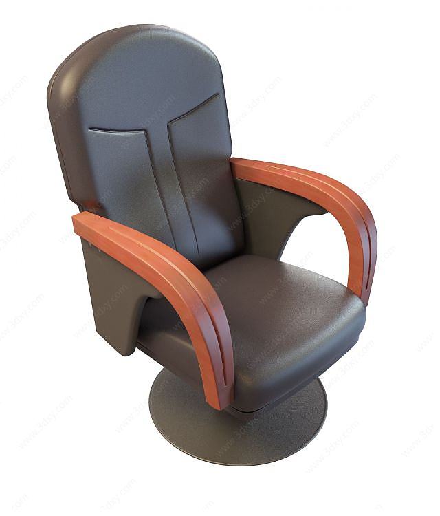 真皮办公椅3D模型