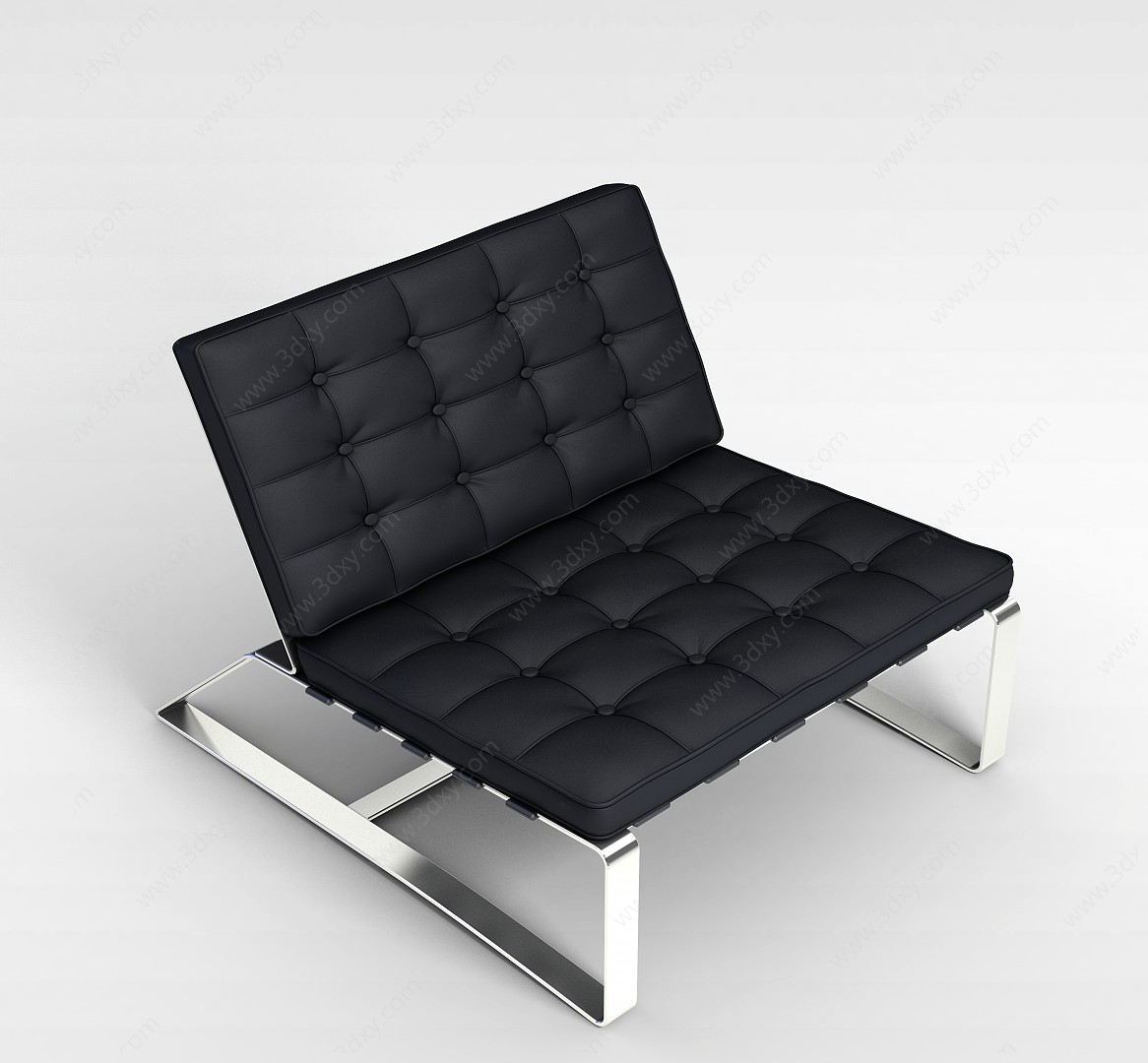 巴塞罗那椅3D模型