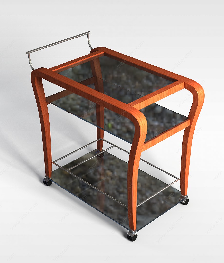 餐车桌子3D模型