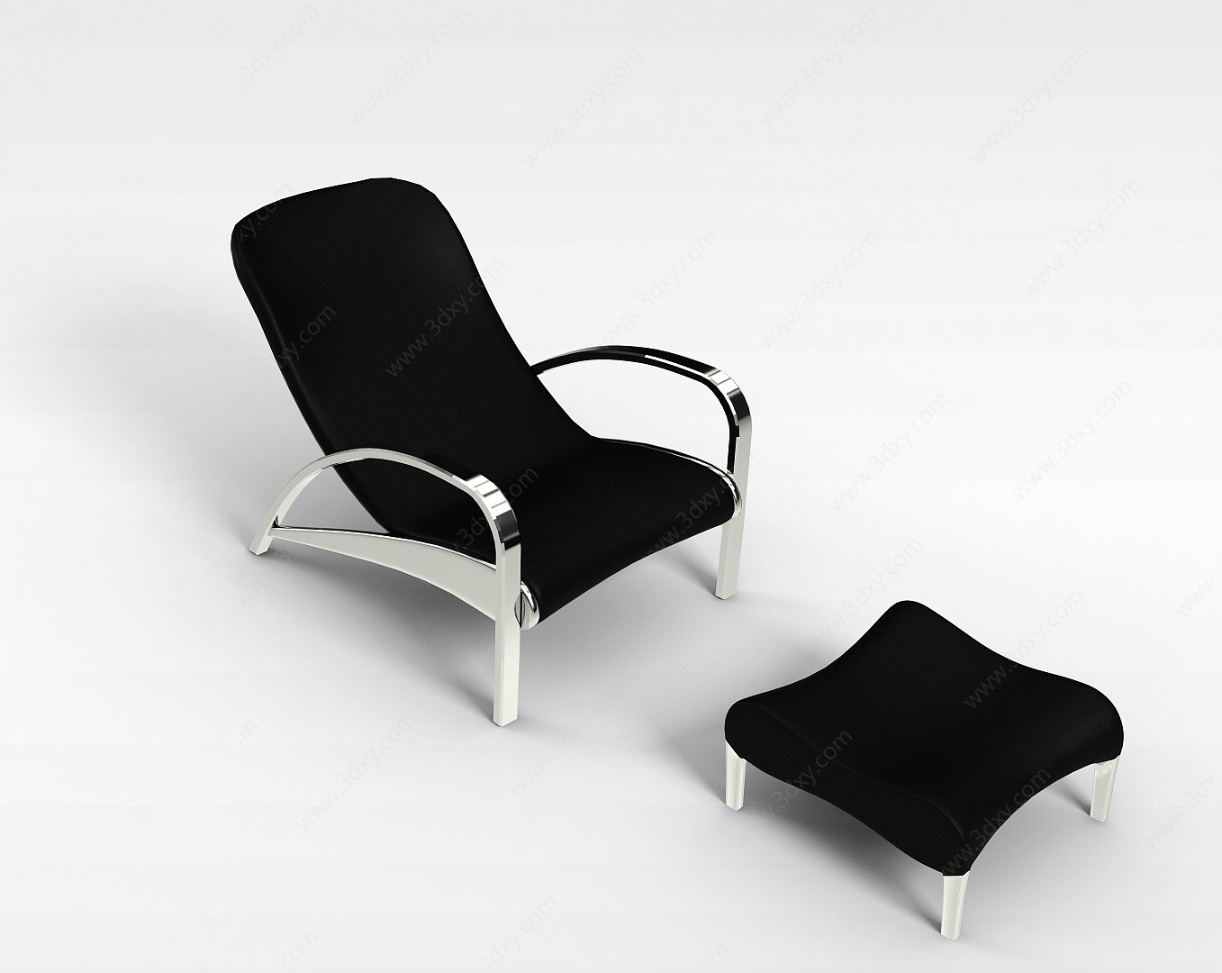 组合式躺椅3D模型