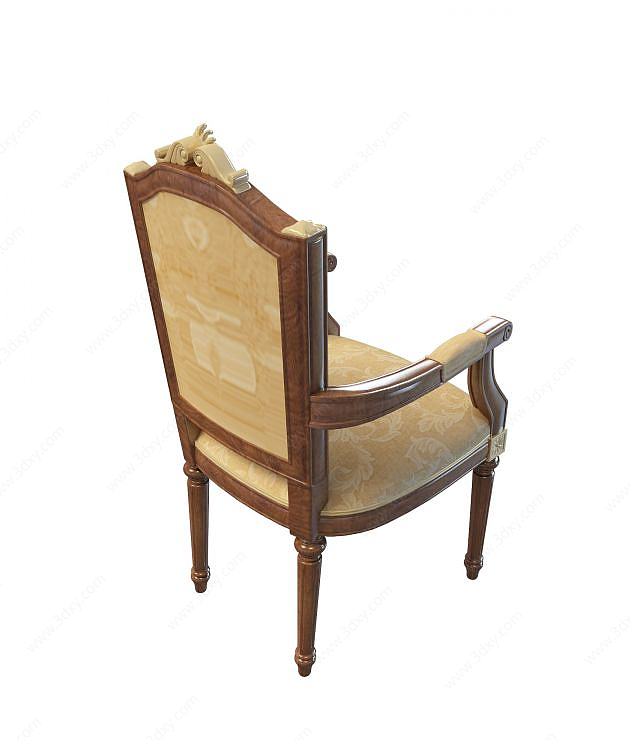 欧式高档椅子3D模型
