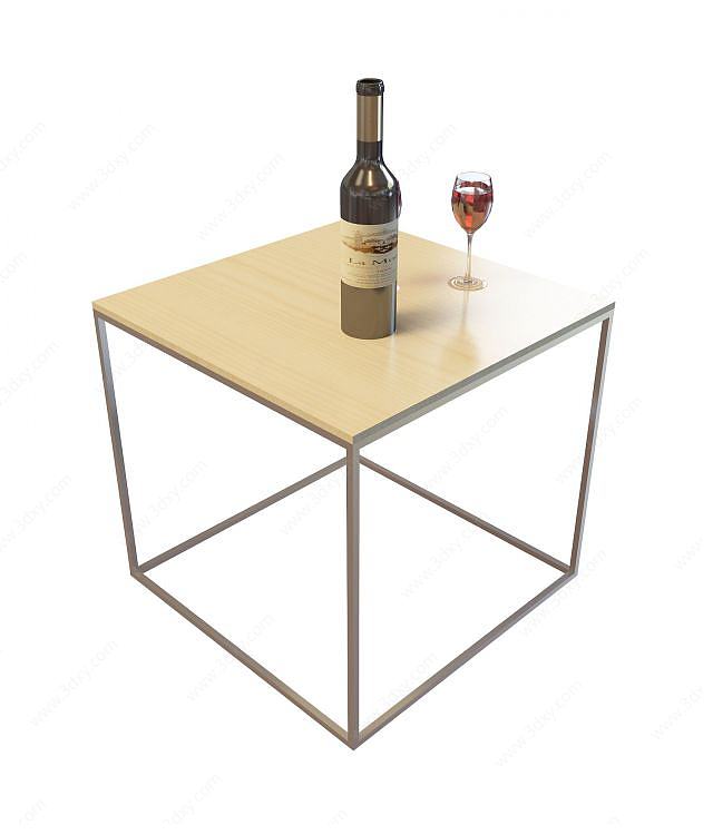 酒桌子3D模型