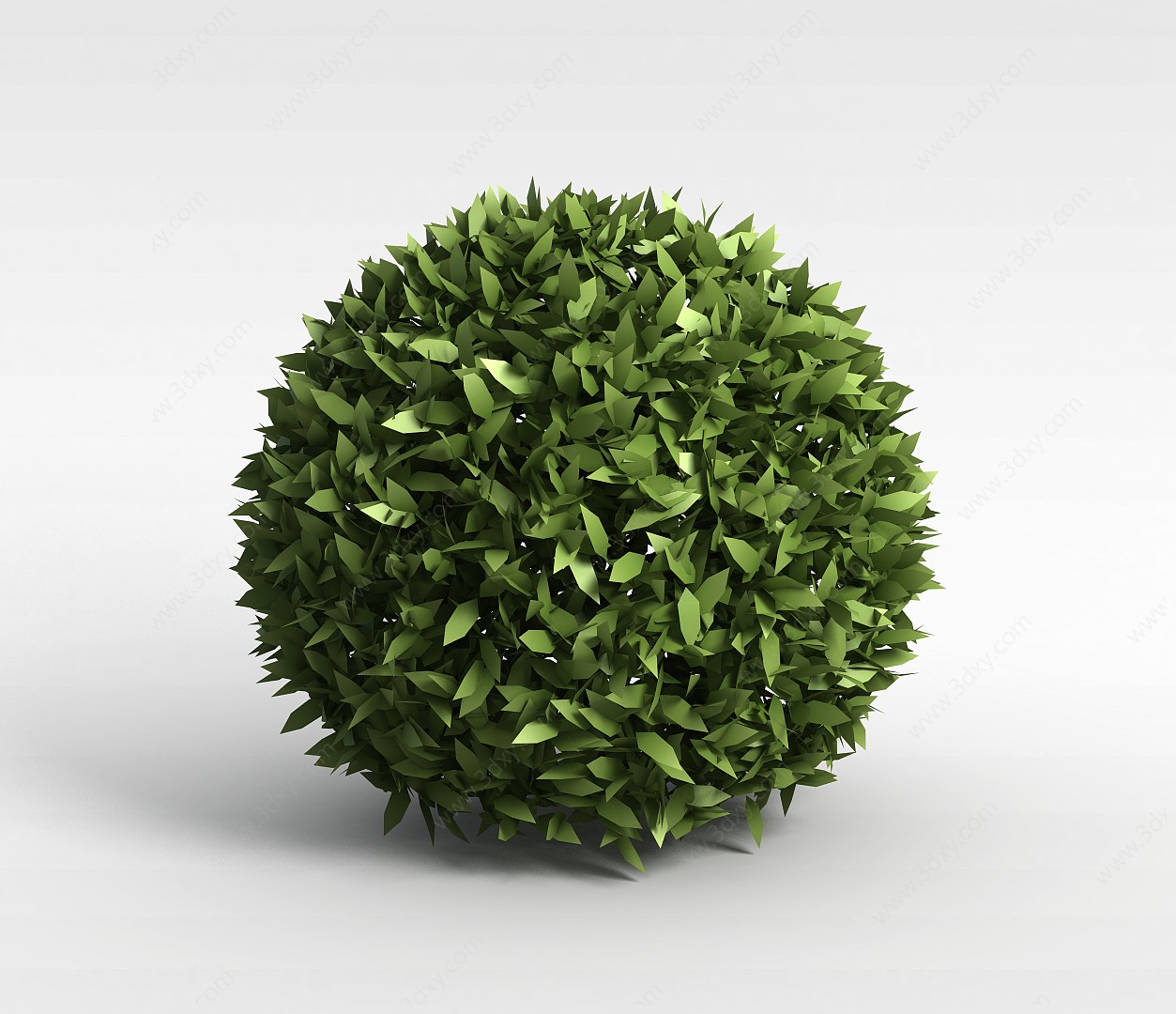 球形灌木3D模型