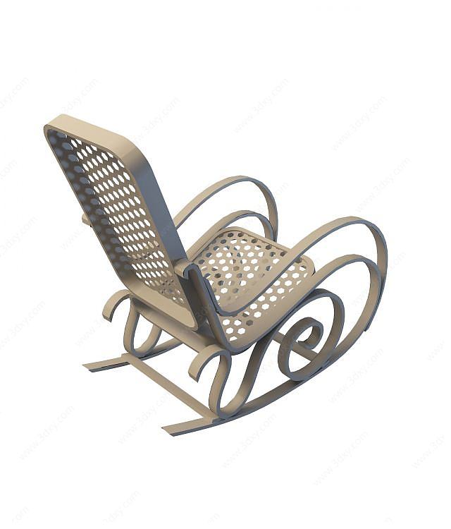 休闲摇椅3D模型
