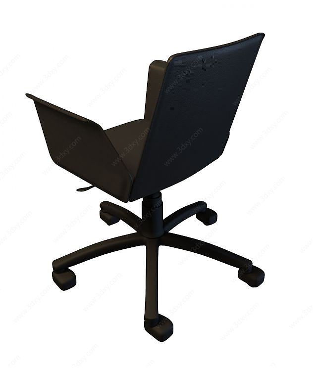 黑色转椅3D模型
