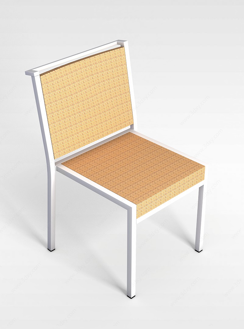 浅卡其色椅子3D模型