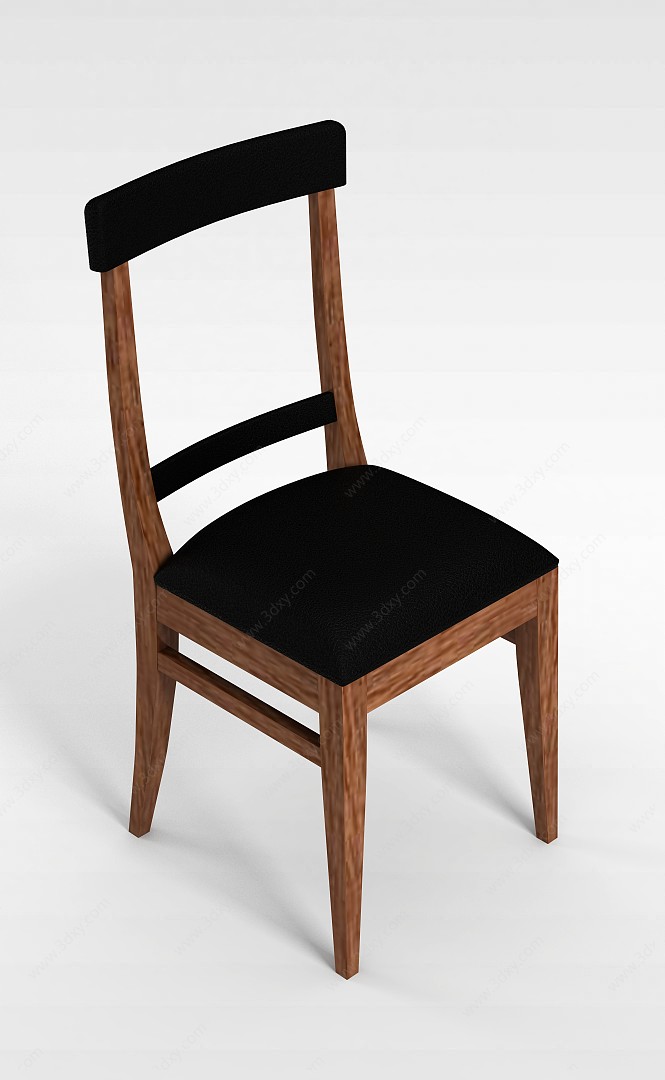 简易木椅3D模型