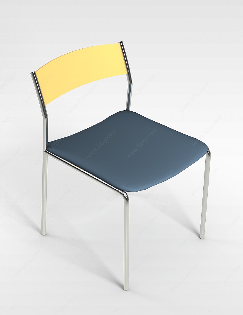 简易餐椅3D模型