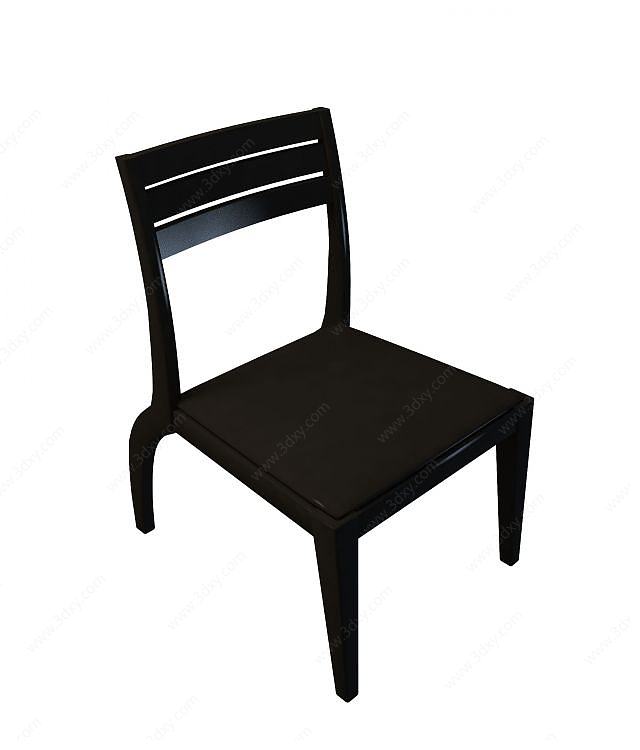 古典小餐椅3D模型