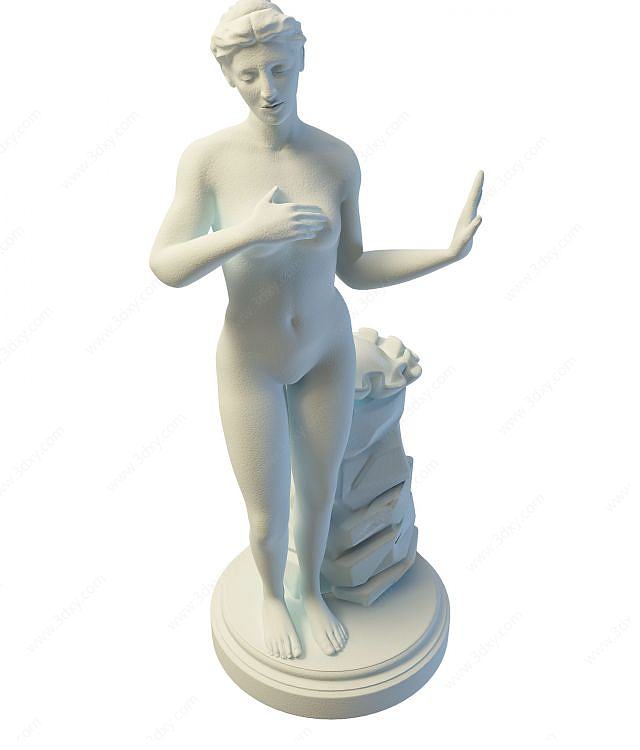 雕塑3D模型
