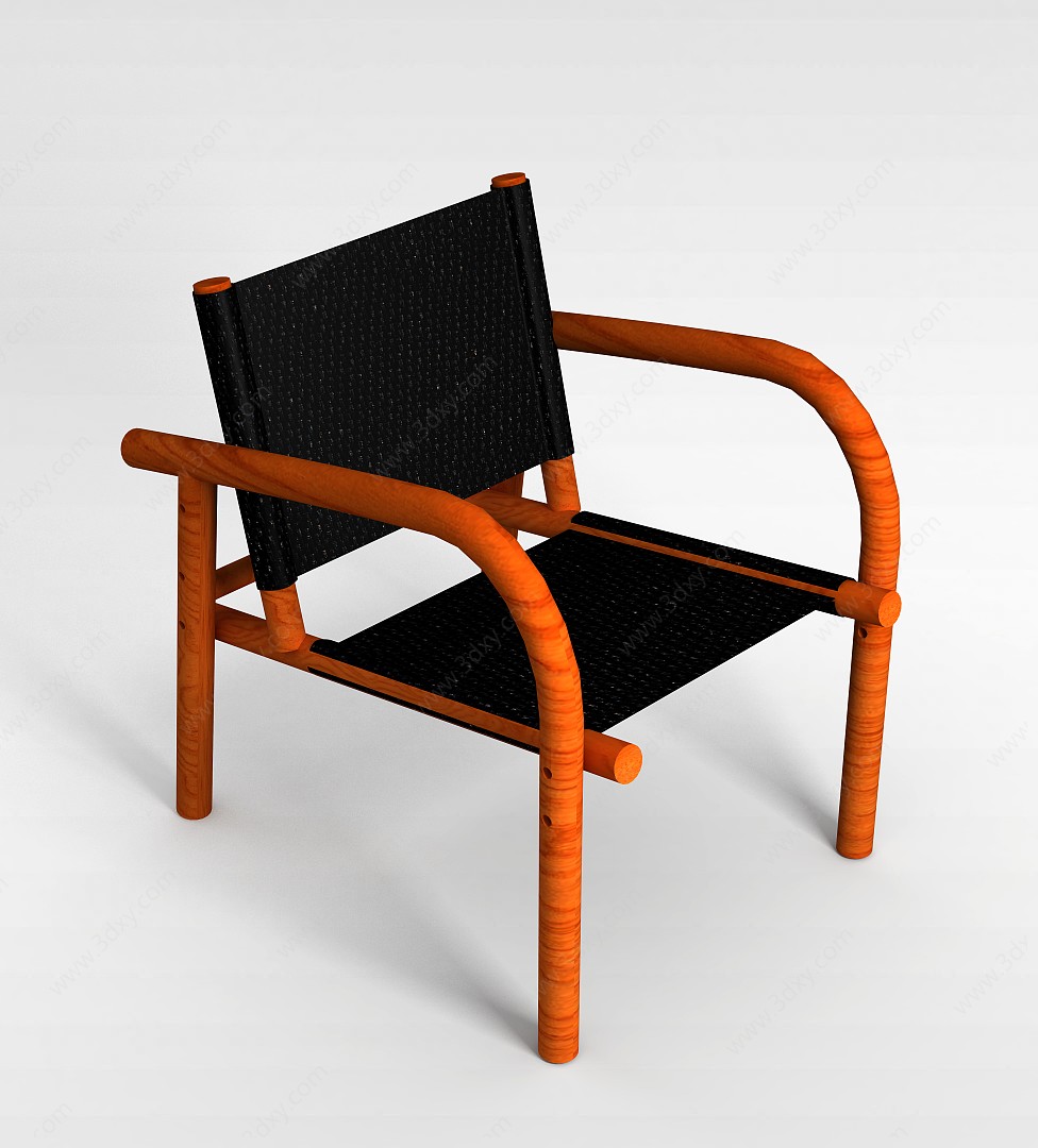 田园式椅子3D模型