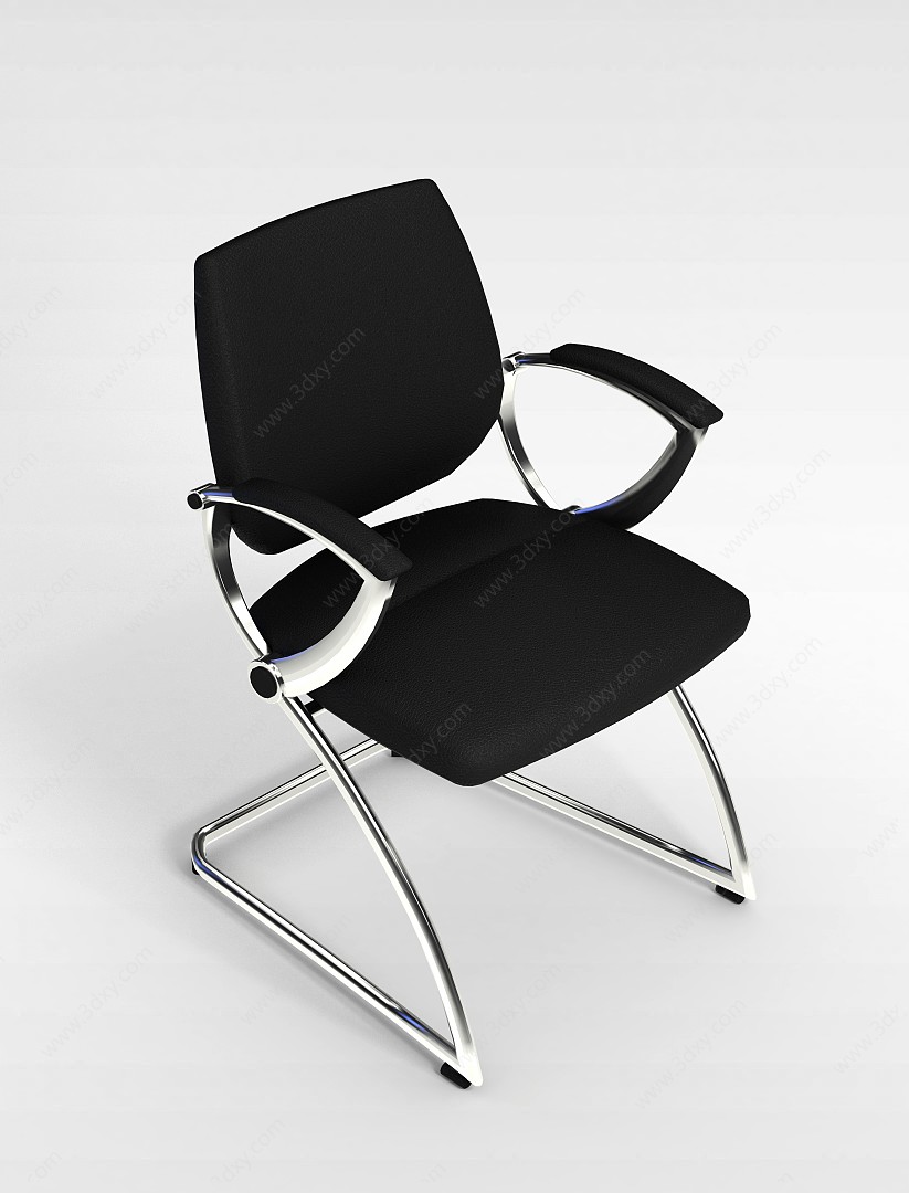 普通办公椅3D模型