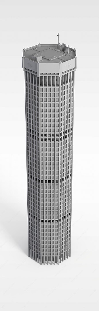 超高办公楼3D模型
