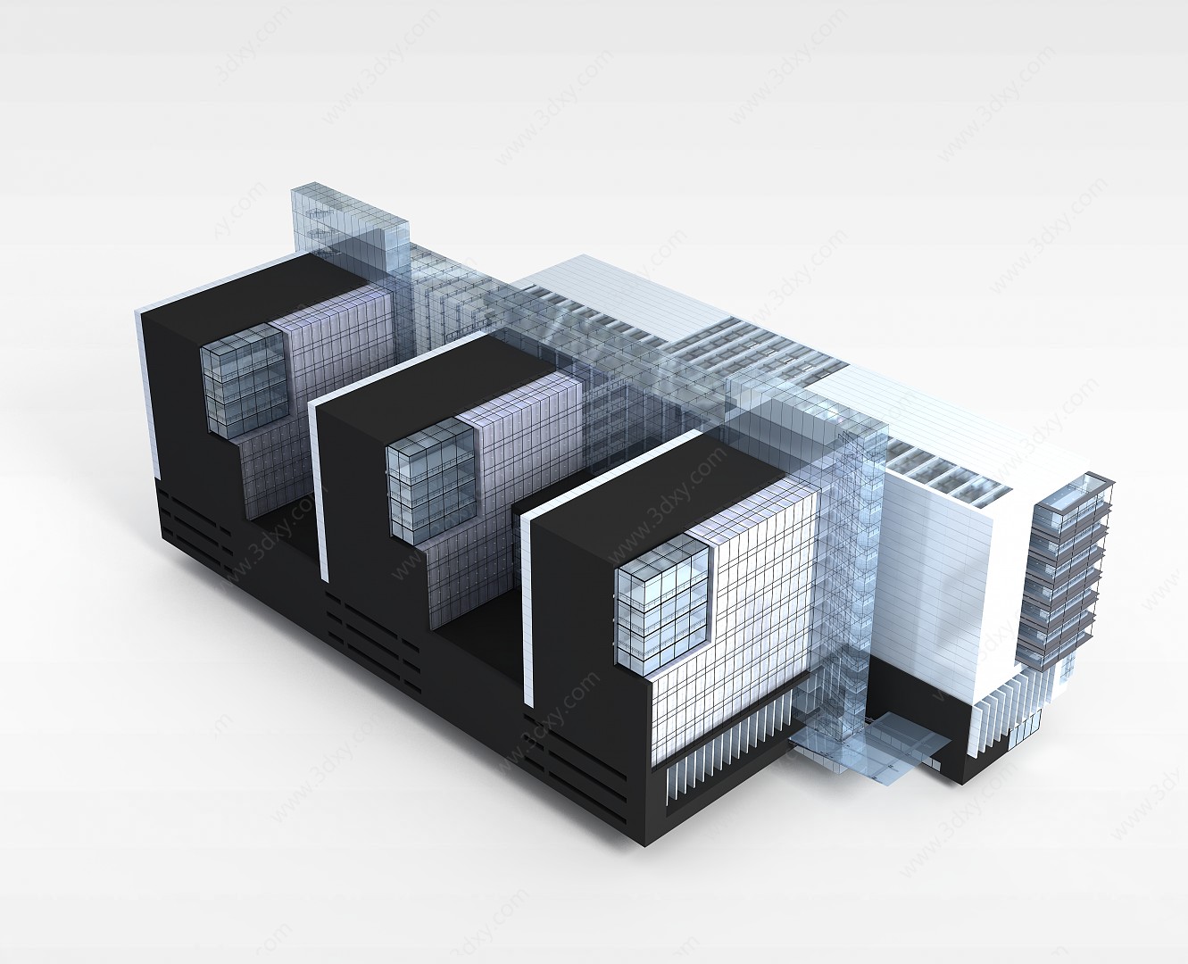 高档办公楼3D模型