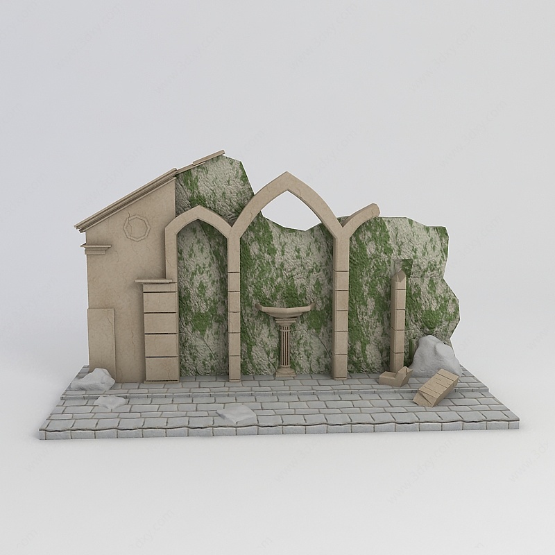 园林小品3D模型