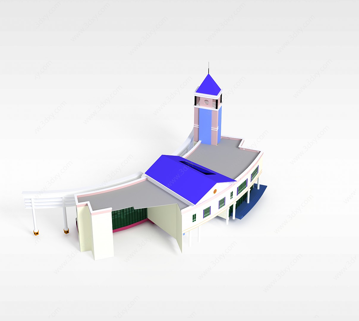 钟楼3D模型