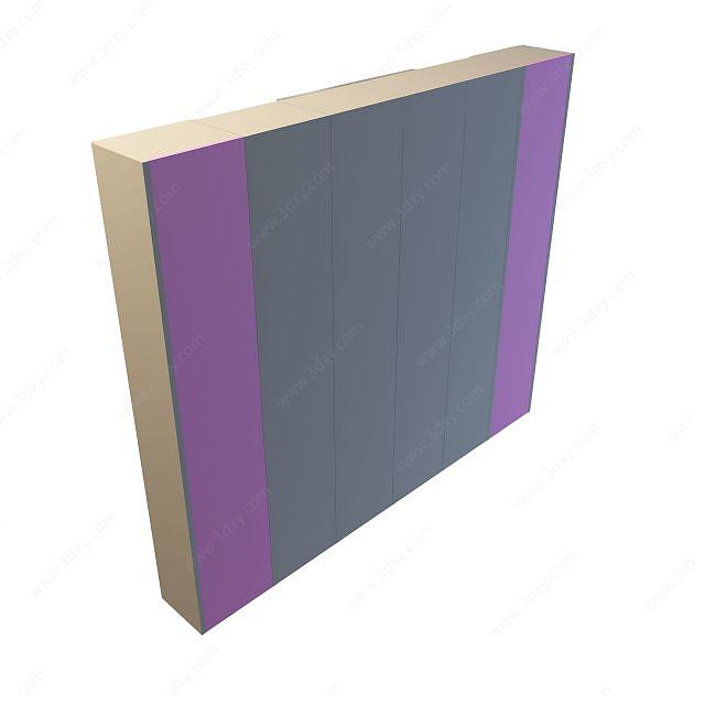 彩色文件柜3D模型