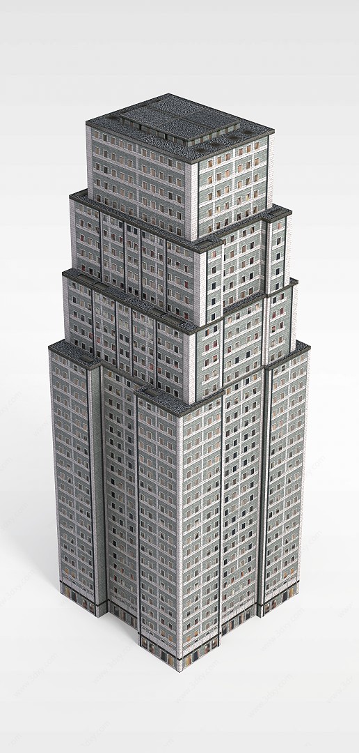 豪华办公楼3D模型