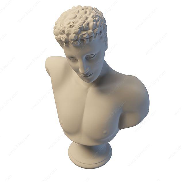 赫尔墨斯雕塑3D模型