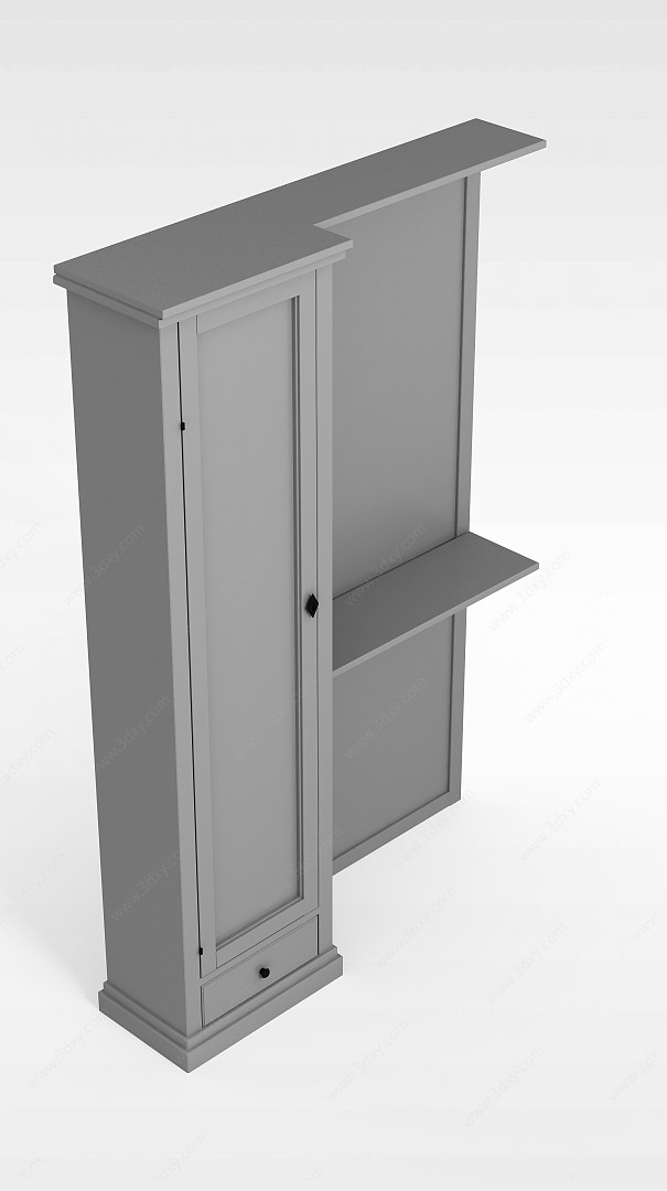 卧室衣柜3D模型