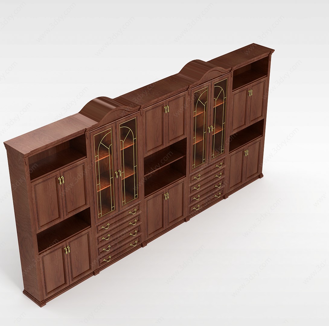 欧式豪华古典柜3D模型