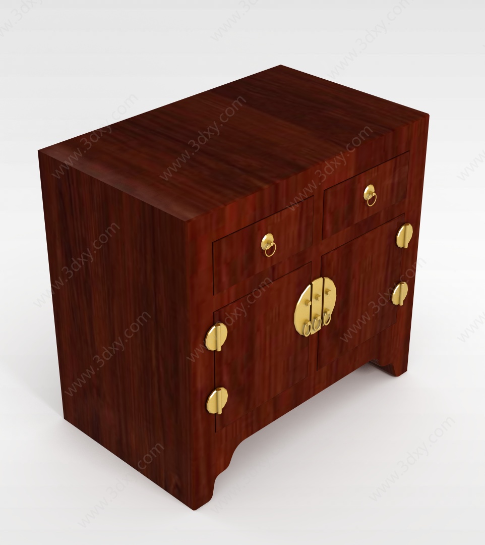 木质柜子3D模型
