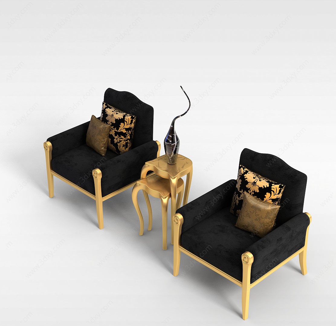 沙发休闲椅3D模型