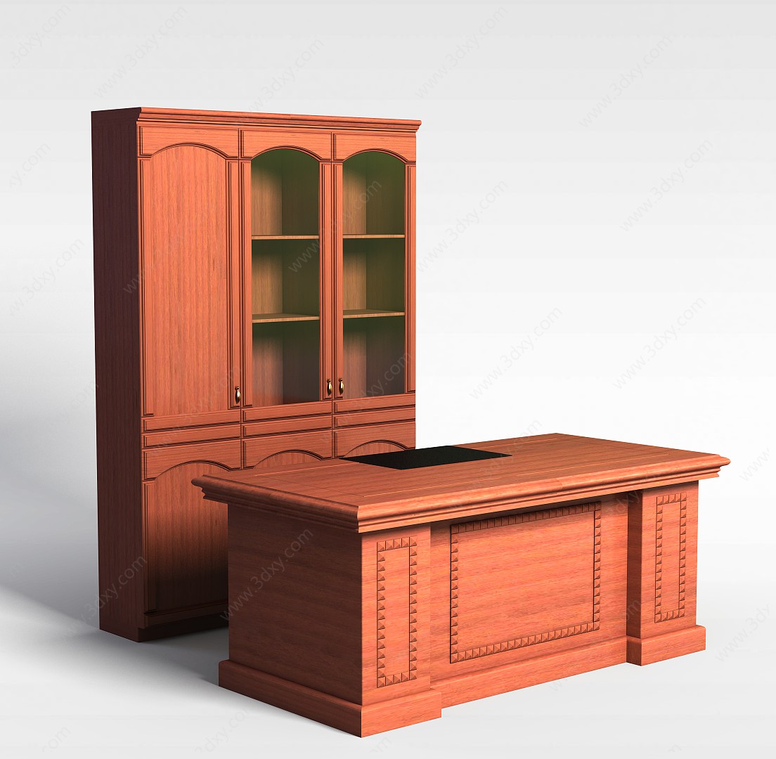 古典书桌3D模型