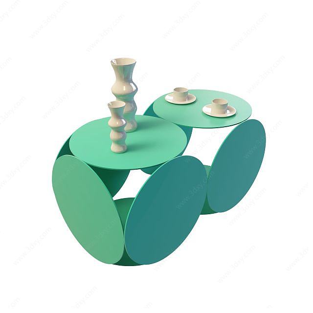 圆桌3D模型