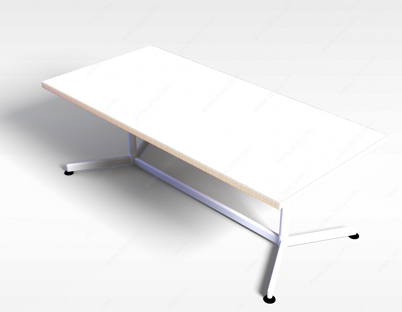 亮面餐桌3D模型