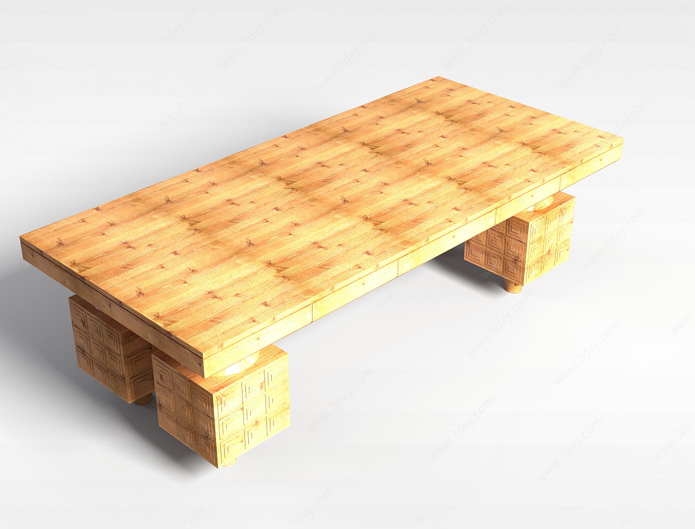 户外休闲桌3D模型