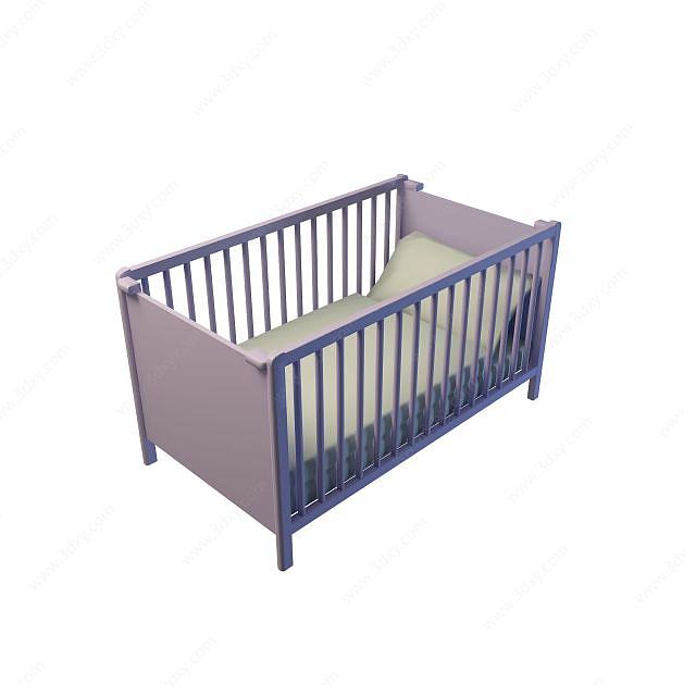 婴儿床3D模型