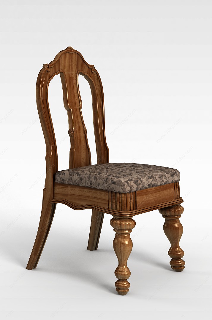 木椅3D模型