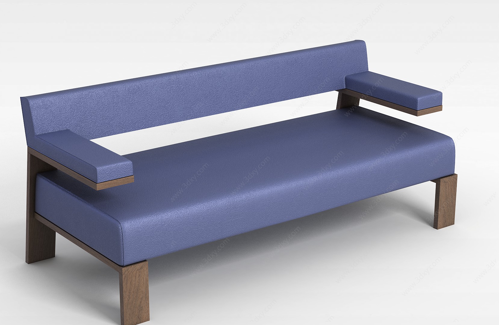 长方形沙发3D模型