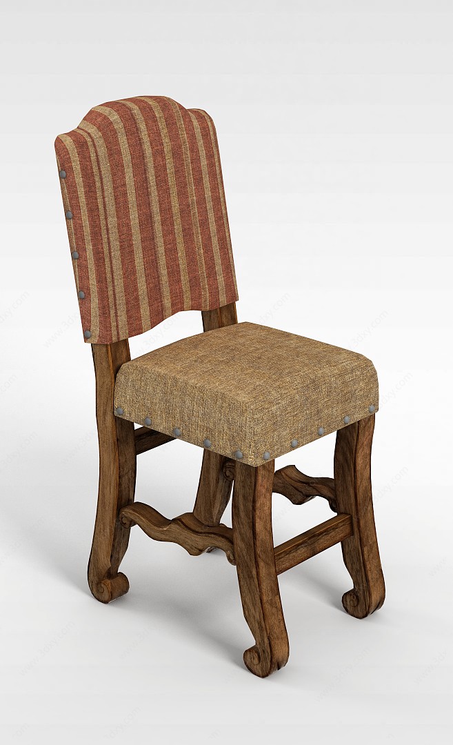 老式椅子3D模型