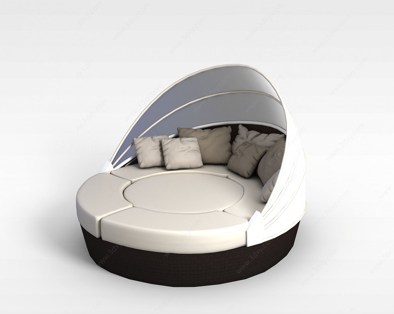 创意沙发床3D模型