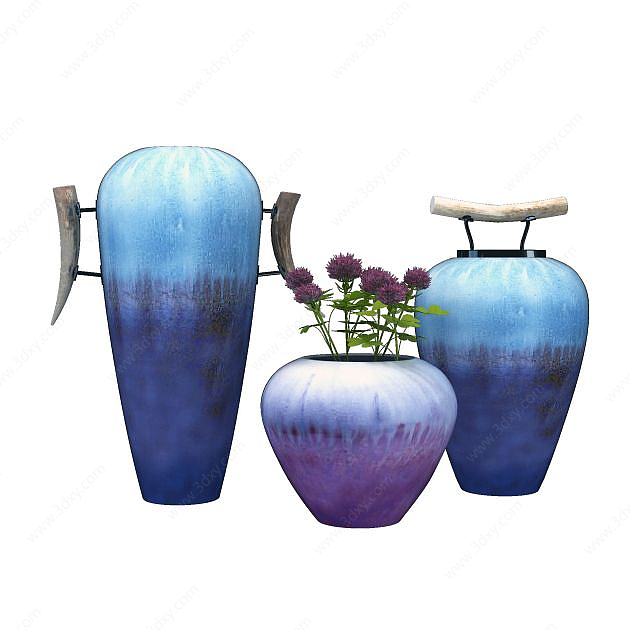 陶瓷花瓶3D模型