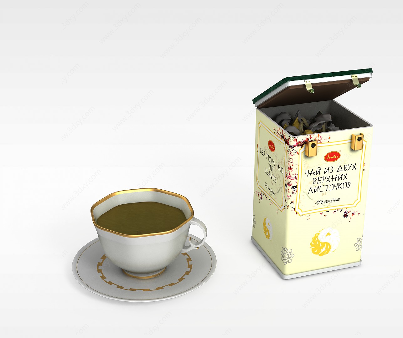 茶罐3D模型